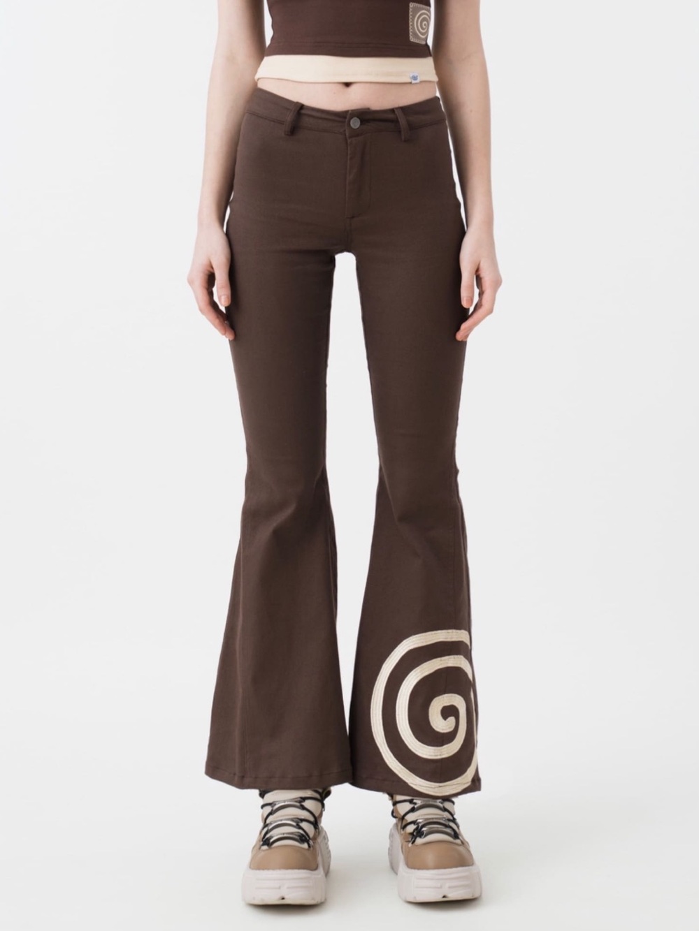 Sixth Dimension Chocotwist Pants Flare - Size S